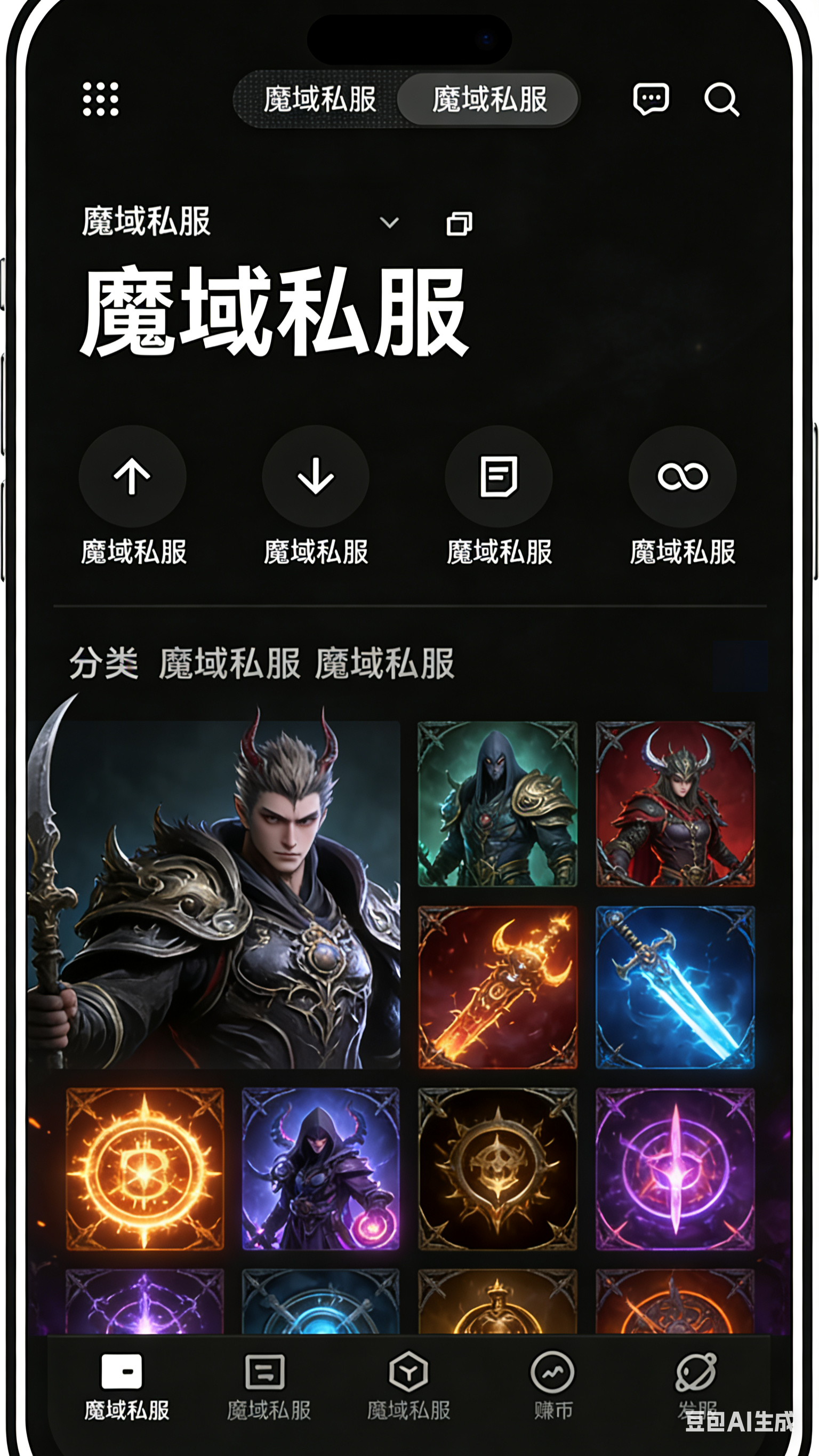 长久魔域私服怀旧版市场交易界面